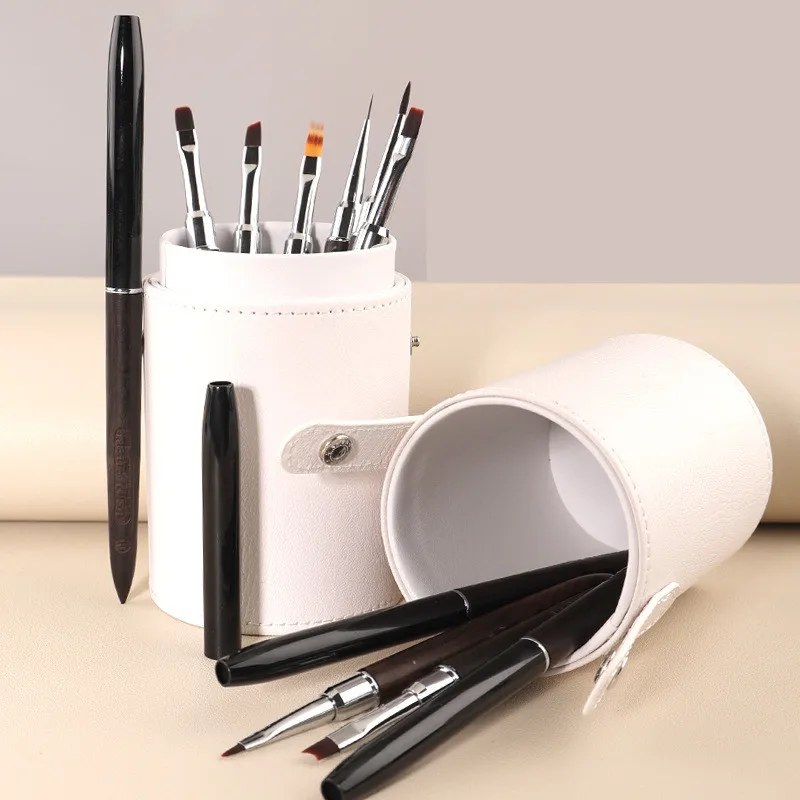 

1 шт., набор кистей для дизайна ногтей, кисть для подводки ногтей, ручка для рисования ногтей, акриловые УФ-гелевые кисти, кристаллический маникюрный инструмент, кисть для ногтей