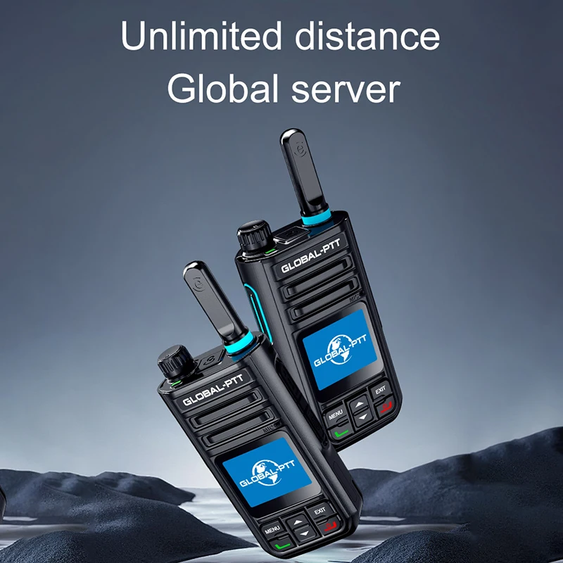 Global-PTT G9 Walkie Talkie POC Global Available Flagship 4G Two-way Radio Internet Portable Profesional Long Range Communicator