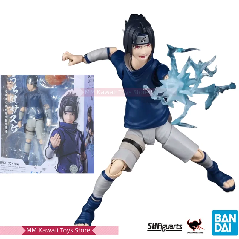 

Bandai Original Shf Naruto Part 1 Following Uchiha Sasuke Anime Cartoon Characters Action Figure Model Toys Gifts Men