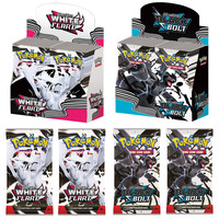 360Pcs English Pokemon Card Black Bolt White Flare Journey Together 151 classics Booster Box Battle Transaction Gift
