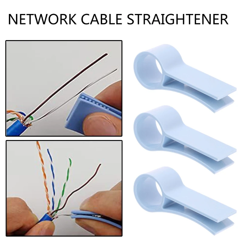 Networking Cable Untangler Tool Plastic Straightener Cabling Efficient Organizers for Home and Office Use IT Technicians