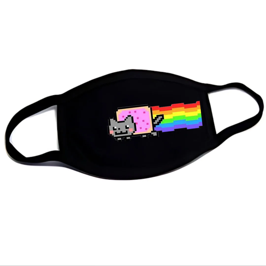 Modne maski rowerowe, odporne na zimno, ciepłe i grube, męskie i damskie, modne style, personalizowane, oddychające, z uroczymi kreskówkami.