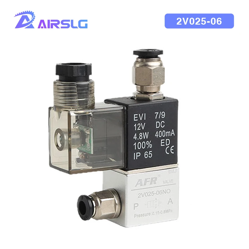 Better Quality 2V025-08 3V1-06 AC110V/220V DC12V/24V Compressor Valve 1/4