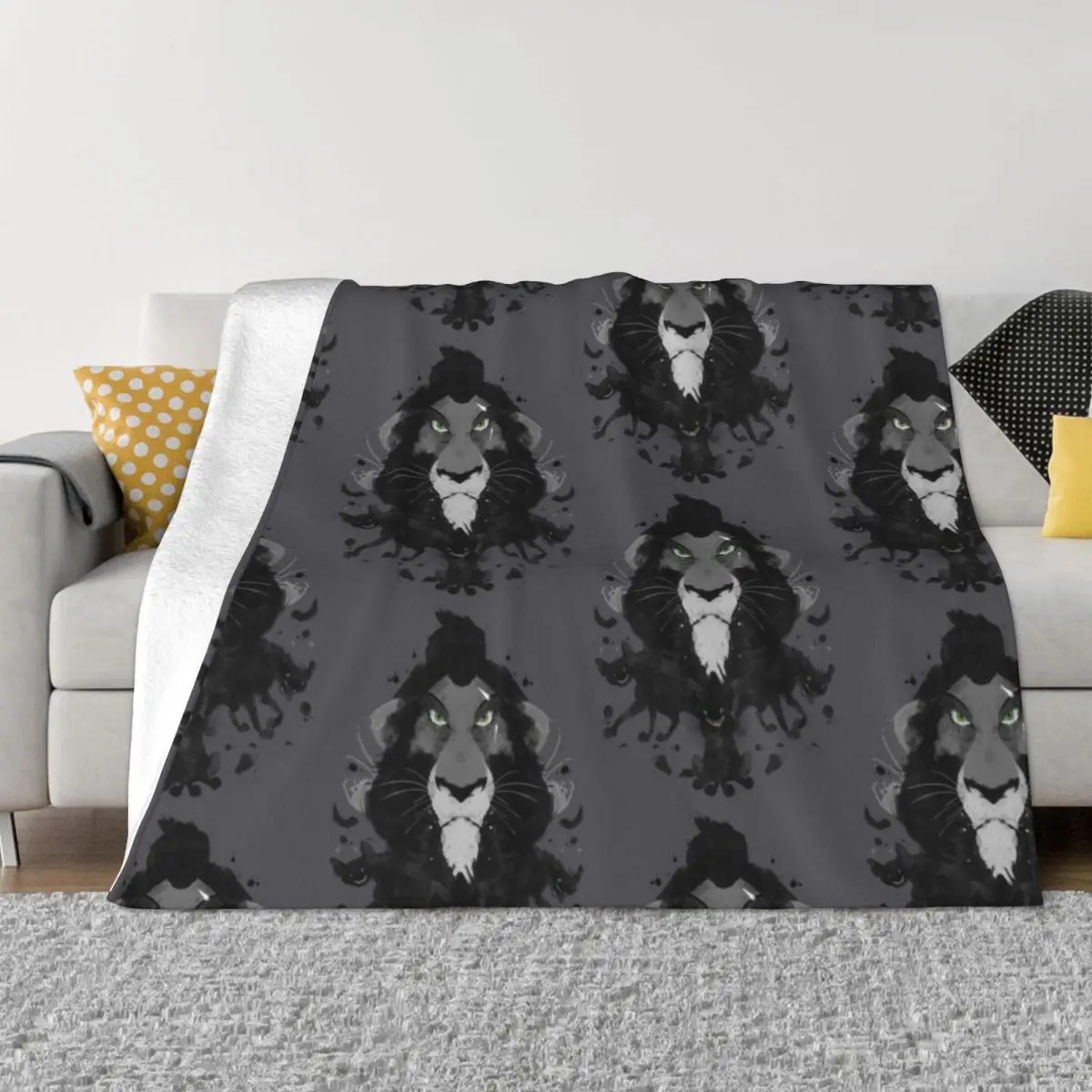 

Scar Ink Throw Blanket for sofa Decorative Beds Cute Plaid Blankets