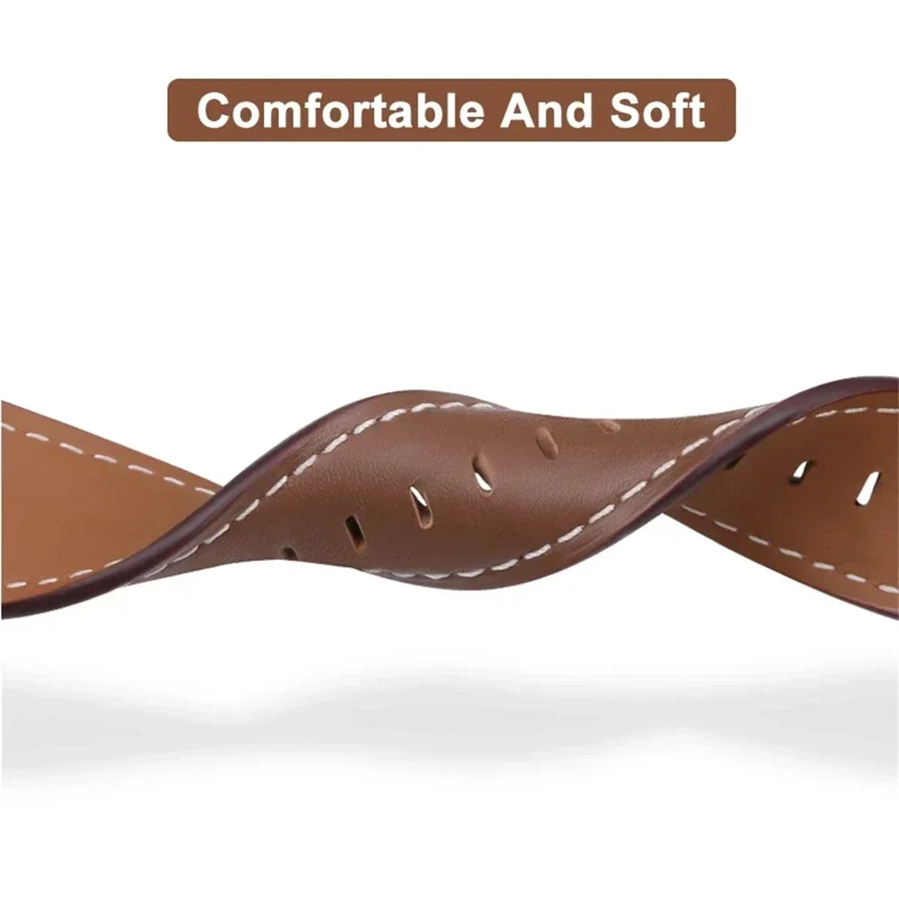 22mm 20mm Leather Strap for Xiaomi Watch Watch S3 Genuine Band Mi Watch 2 Pro Color 2/S1 Active/S2 42 46mm Business Wristbands