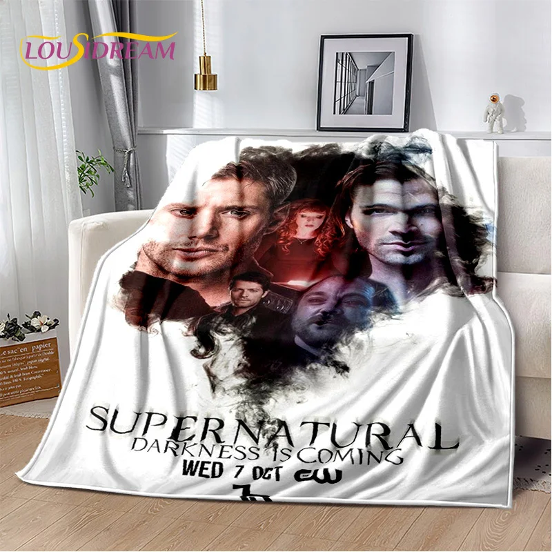 Supernatural Series 3D Soft Plush Blanket,Flannel Blanket Throw Blanket for Bed Living Room Bedroom Sofa Yoga Office Cover Gift