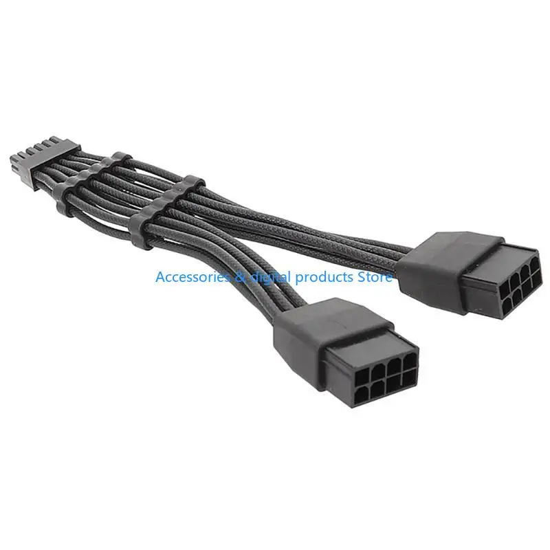 77JD Two PCIe 8Pin Female to 12Pin Male GPU Power Adapter Cable for RTX3080 3090