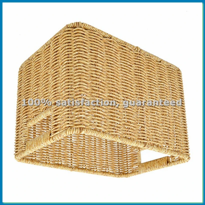 

Плетеная корзина для хранения из ротанга, настольный органайзер, корзина для различных предметов, вкладываемая корзина S-FS