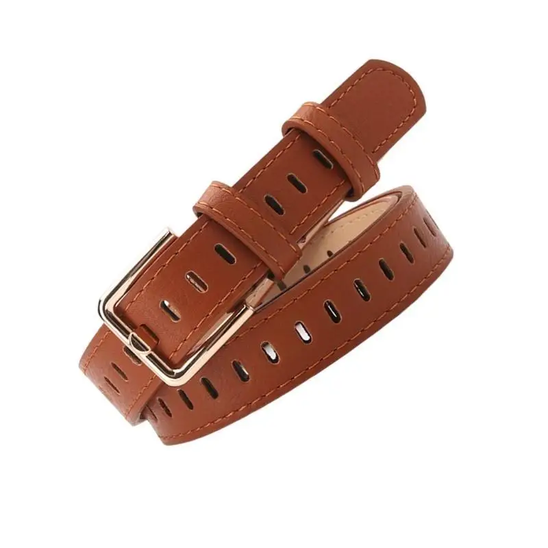 39BB Verfijnde leren damesriem Unisex riem Duurzaamheid Comfort tailleband voor heren en dames