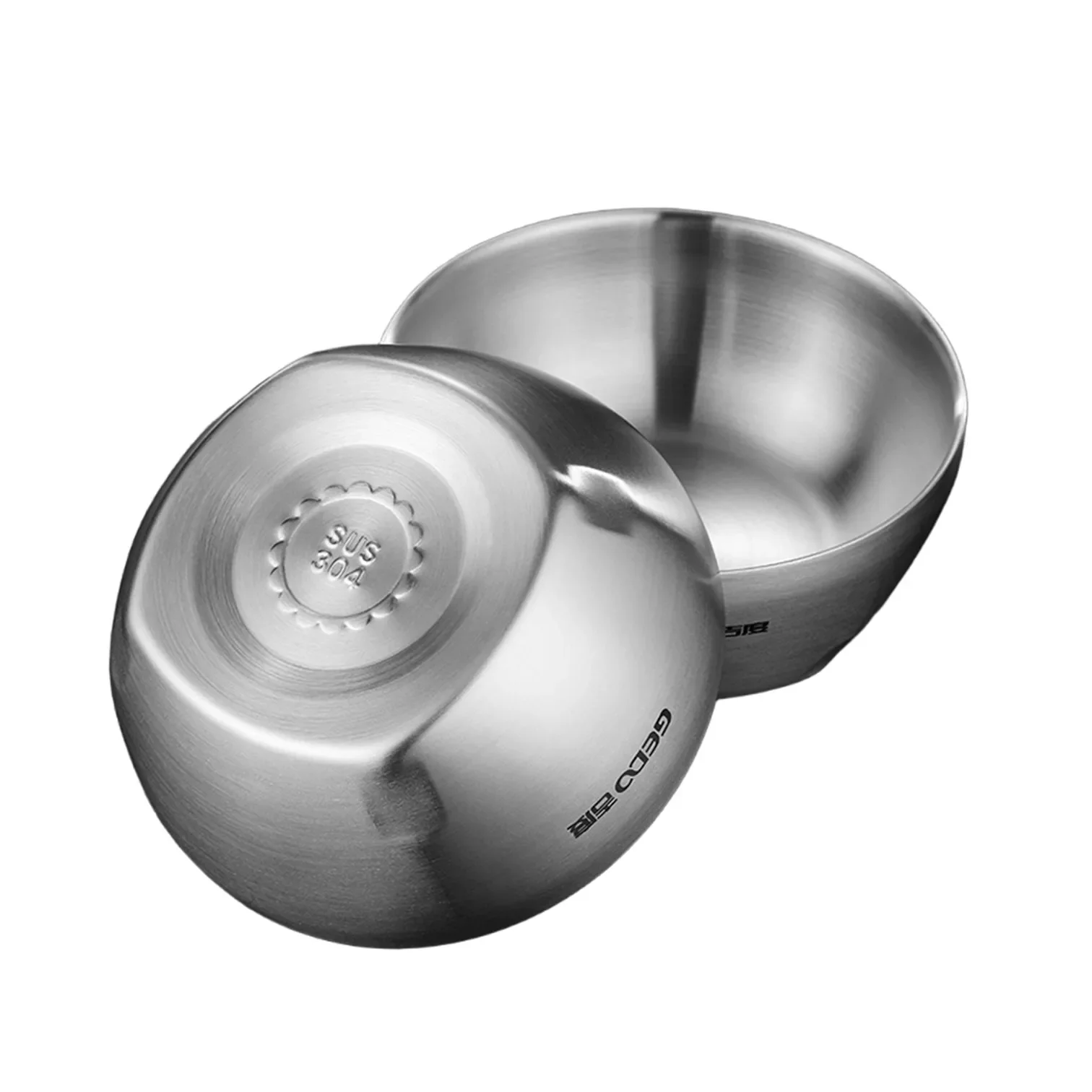 Certification 304 Stainless Steel Baby Bowl Fall Resistant Kid's Food Container Heat Insulation Warm Keeping Tableware
