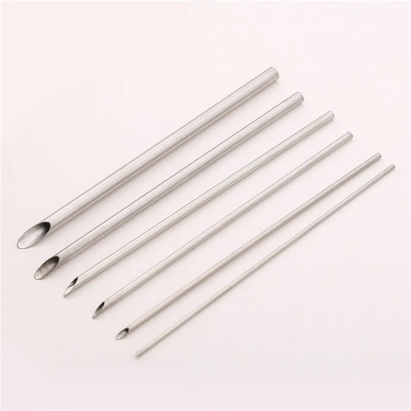 6 Pieces/set Of Stainless Steel Hole Puncher Carving Sculpture Modeling Pottery Cutting And Punching Ceramic Polymer Clay Tools