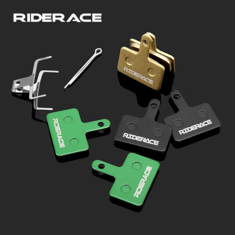 RIDERACE Fahrrad-Scheibenbremsbeläge aus Harz, hydraulische Bremsbeläge für MTB-Fahrräder, kompatibel mit SHIMANO B01S Harz/Keramik/Metall B03S B05S