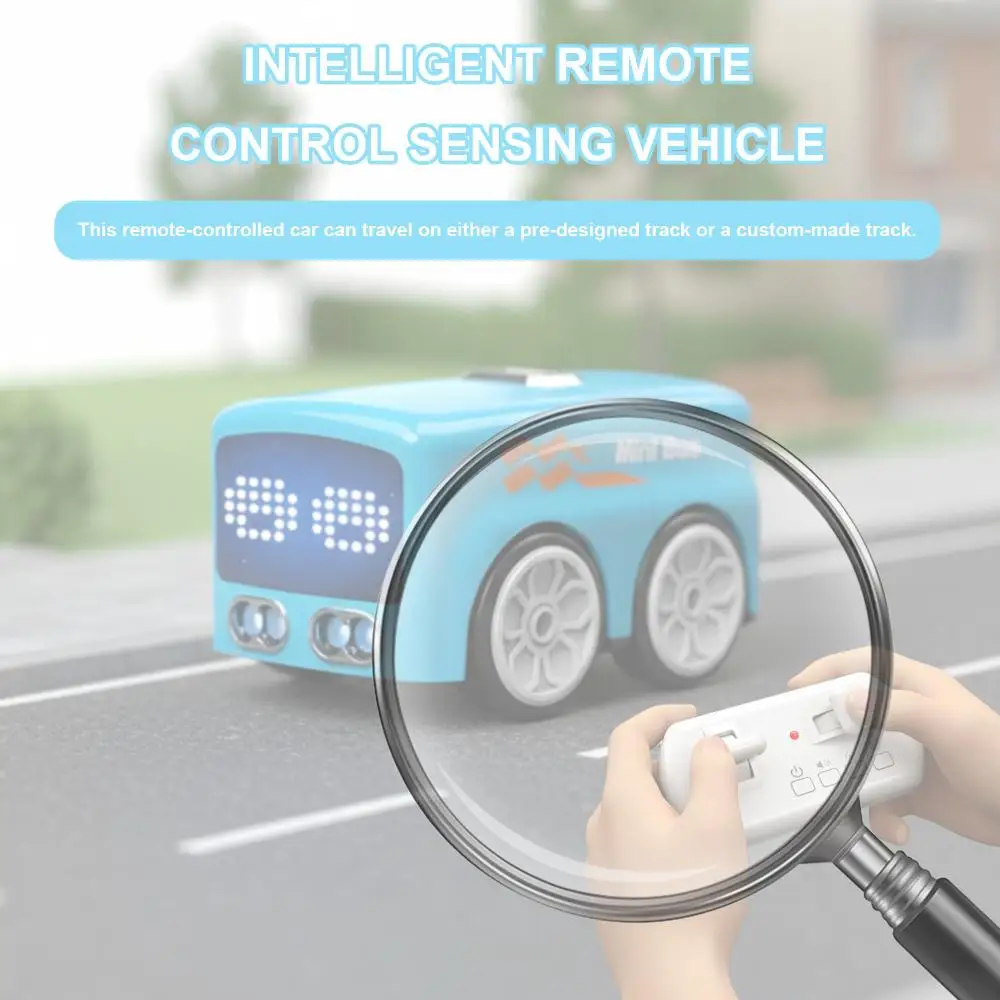 

Умный радиоуправляемый мини-автобус с интеллектуальным управлением, датчиком жестов и функцией следования, мультяшная машинка для мальчиков, игрушка-подарок на день рождения