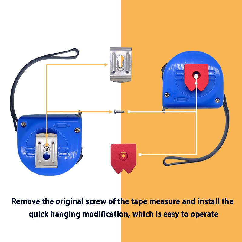 Tape Measure Quick Hanging Portable Waist Tool Storage Hangers Manual Electric Tools Modification Quick Coupling Accessories