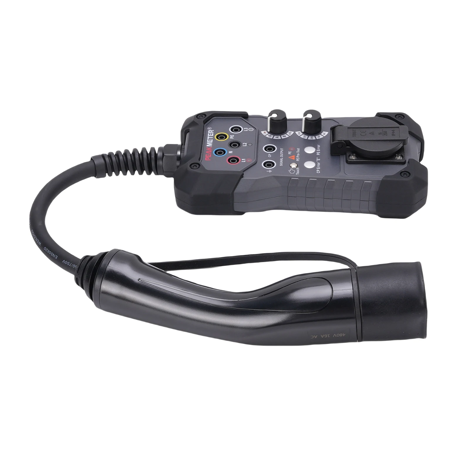 Тестер EVSE, адаптер, тестер напряжения для тестирования зарядной станции EV, совместимый с тестерами, мультиметрами и осциллографами   ﻿