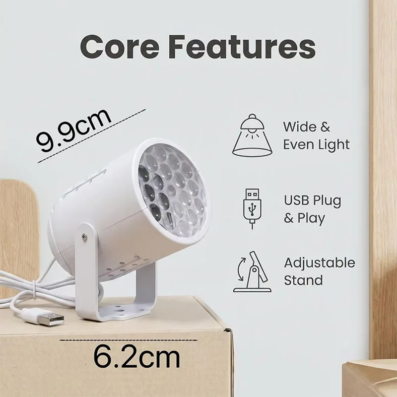 Bedroom Ambience Ocean Projector Light, Kids Sleep Night Lamp, Multi‑Scene Decor Projection Light for Child