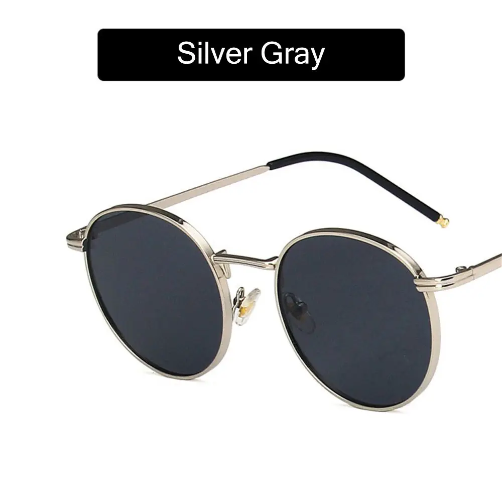 

Hip Hop Metal Frame Fishing Round Sun Glasses Women Men Sunglasses Women's Eyewear Shades