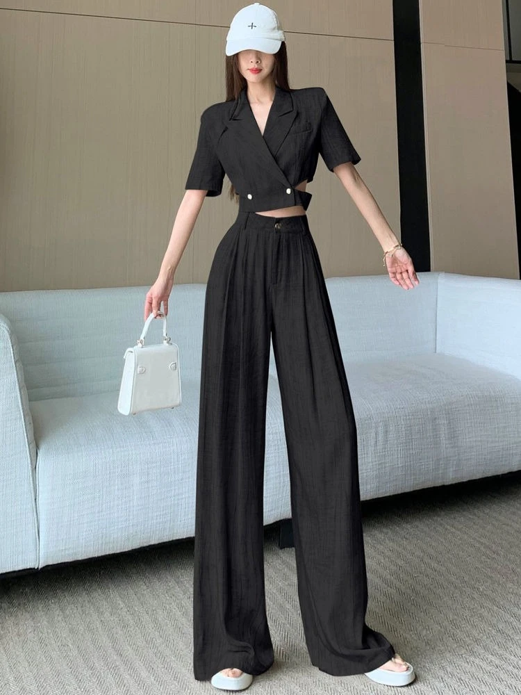 

Office Women's Pants Two Piece Set Wear To Work Professional Promotion Groups of Outfit Y2k Streetwear Classy Ladies Trouser