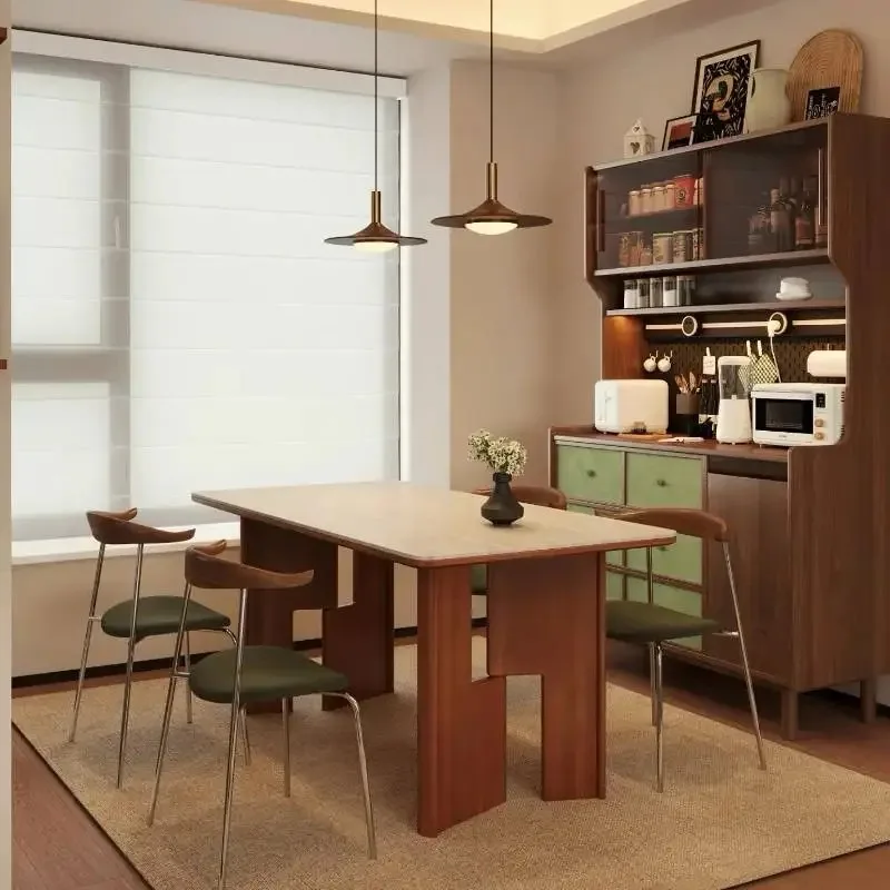 Designer Nordic Dining Tables Square Restaurant Wooden Modern Dining Tables Kitchen Luxury Mesas De Comedor Unique Furniture