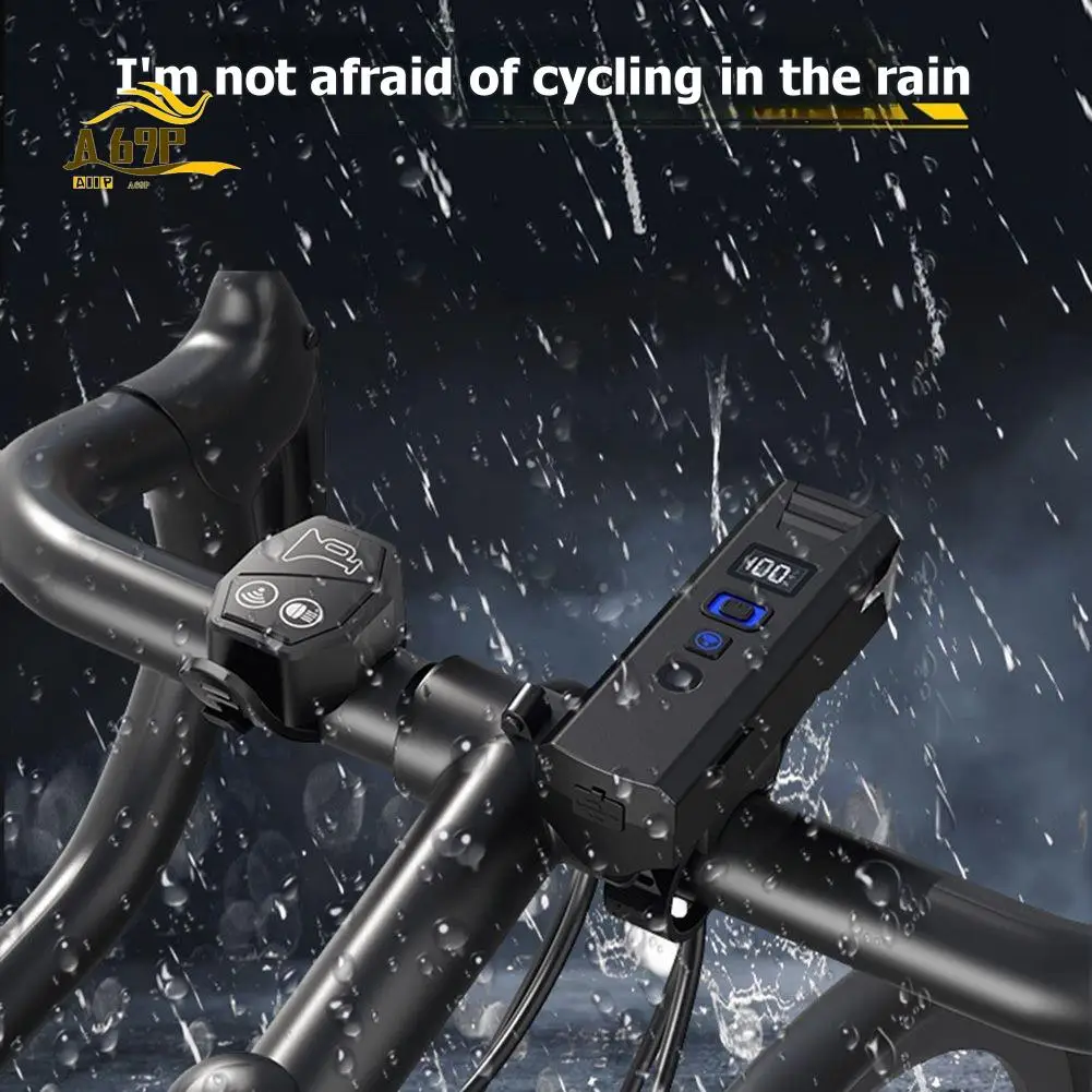 A69P-Bicycle Light Portable Bike Light Aluminum Front Lamp Type-C Charging Road Cycling Highlight