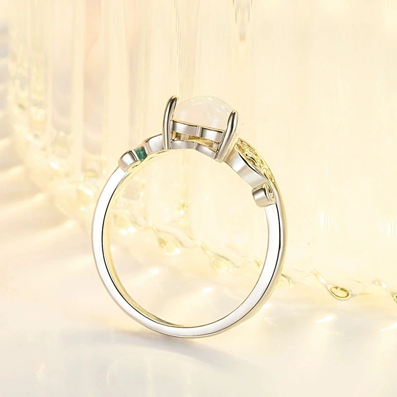 خاتم منحوت عالي الجودة 5A، عصري فاخر وخفيف، تصميم رائع منحوت عالي الجودة هدية عيد الحب