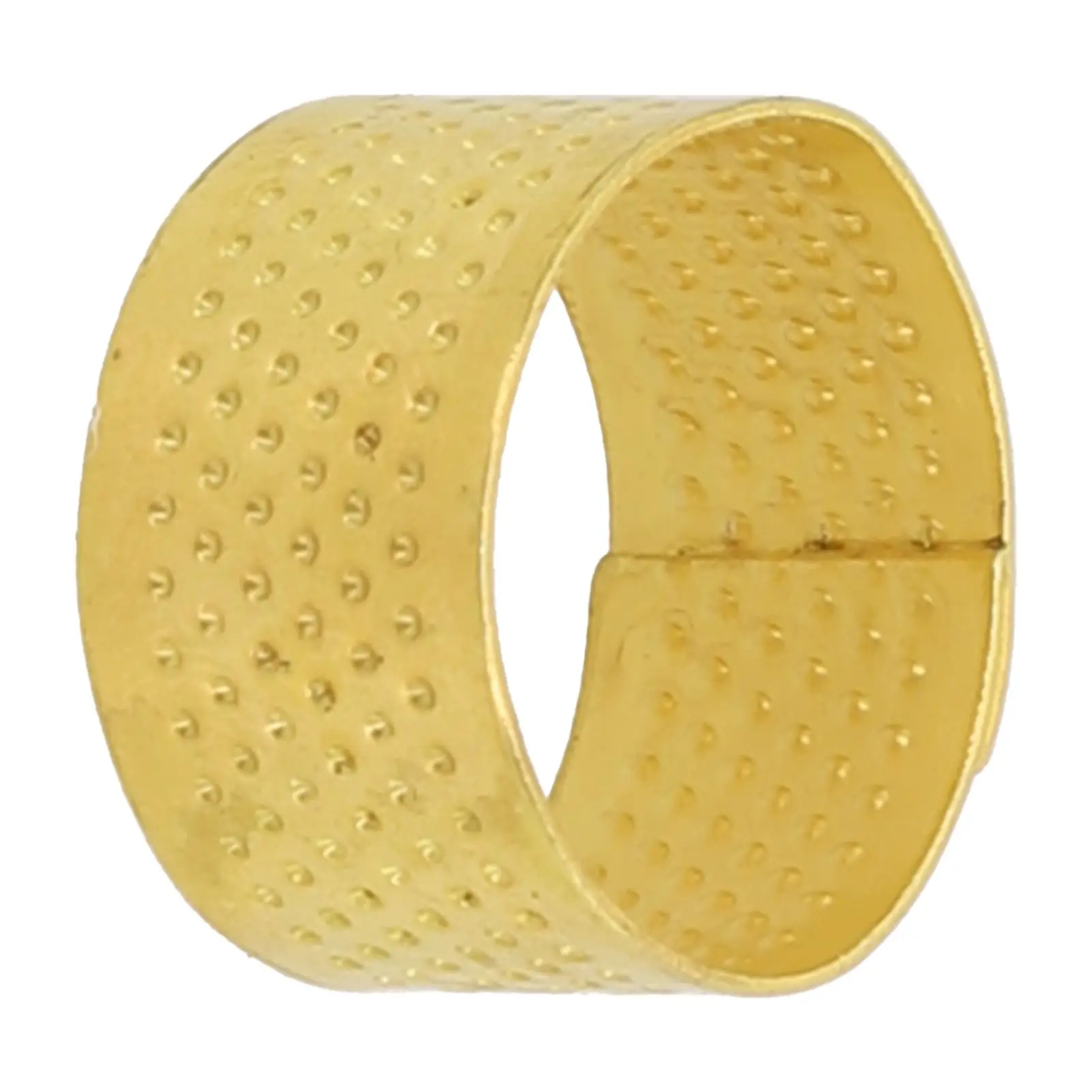 Metal Thimble Antique Thimble Ring Home Sewing 18x11mm Size Compact Design Convenient To Use Easy To Carry Gold Color