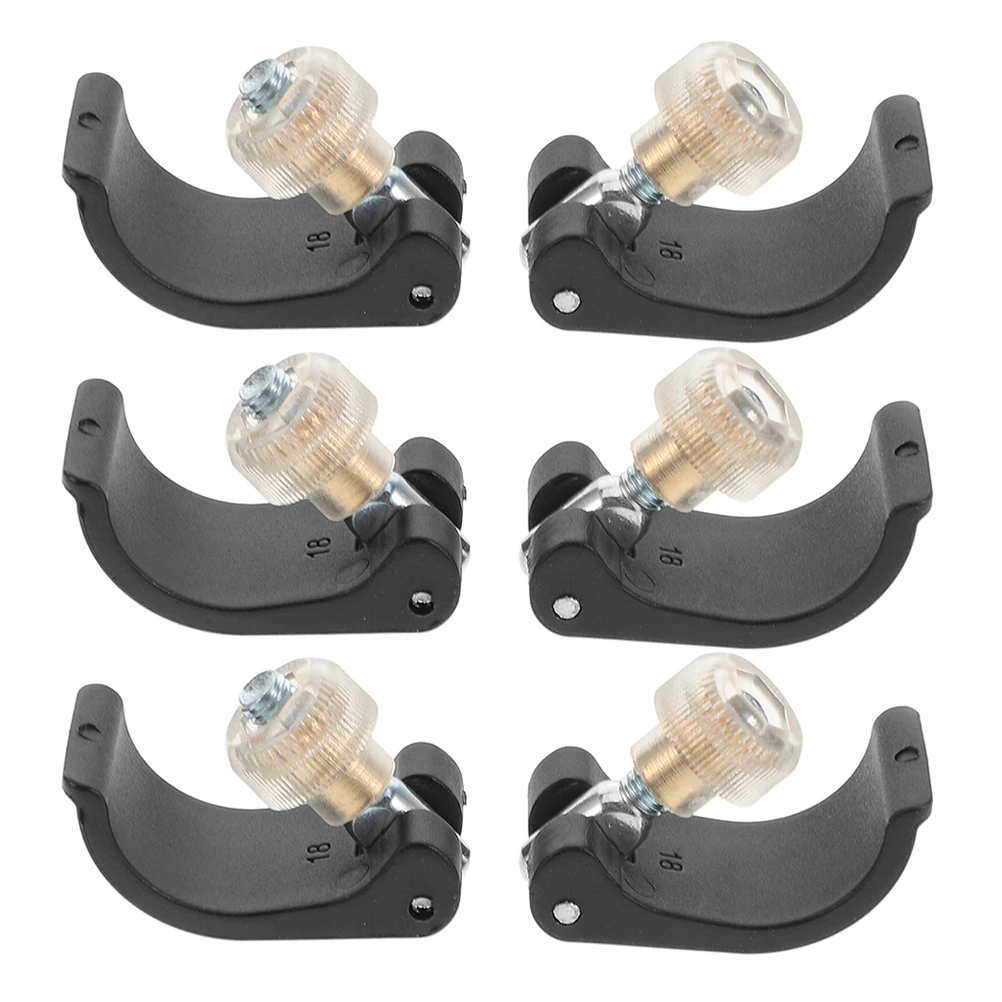 

6pcs Trekking Pole Accessories High-Strength External Lock Nut Climbing Hiking Poles Durable Material Weather Resistant Optimal
