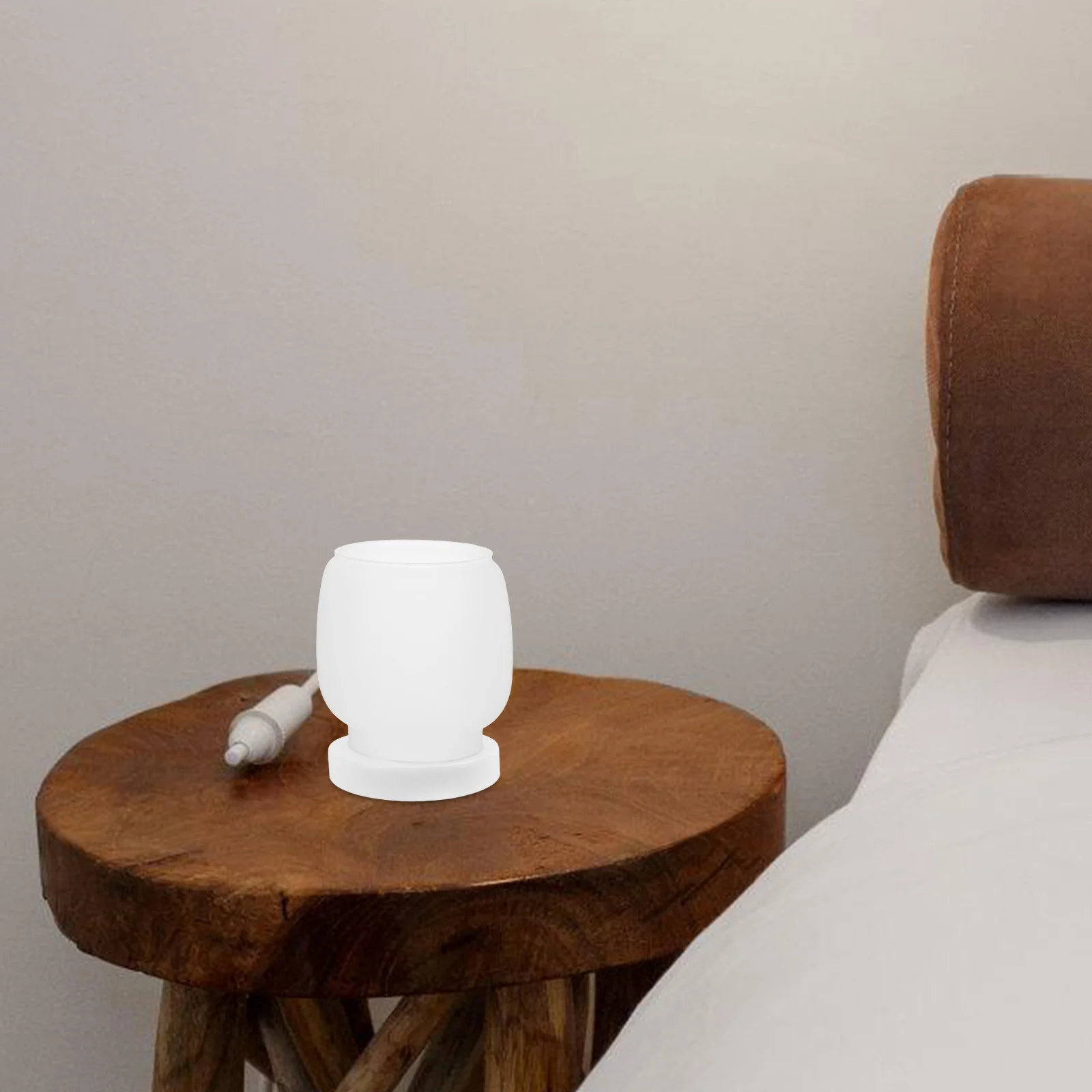 غطاء مصباح زجاجي عتيق بلمسة نهائية مجعدة بديل متوسط بلوري شفاف لمصباح طاولة إعصار فانوس زيتي