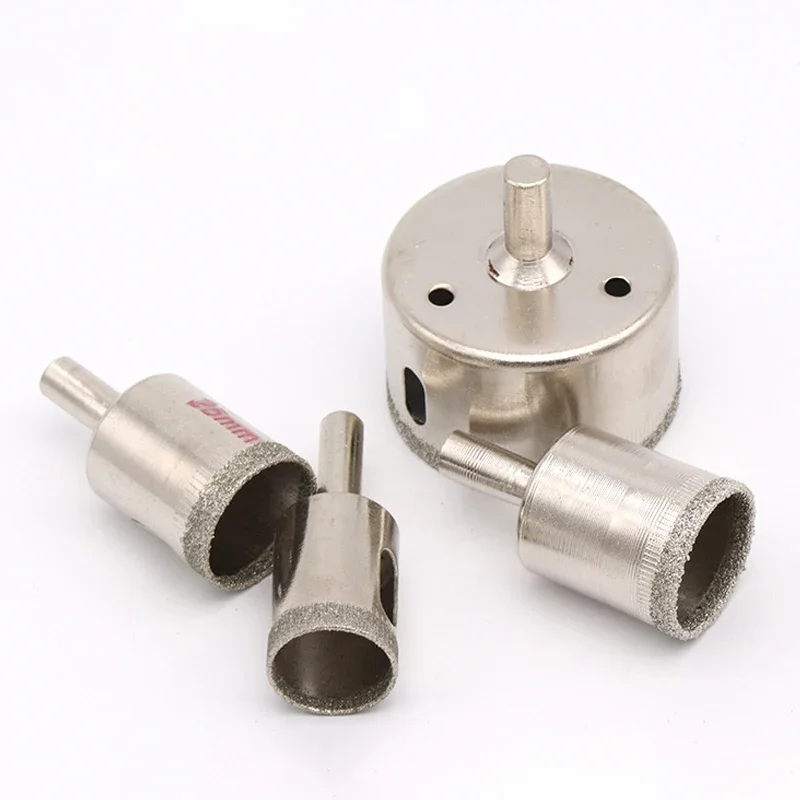 1pcs 4-80mm Saw Hole Drill Bit Diamond Coated Electroplated Glass Bit Cutter Tile Marble Diamond Glass Hole Opener 8mm Shank
