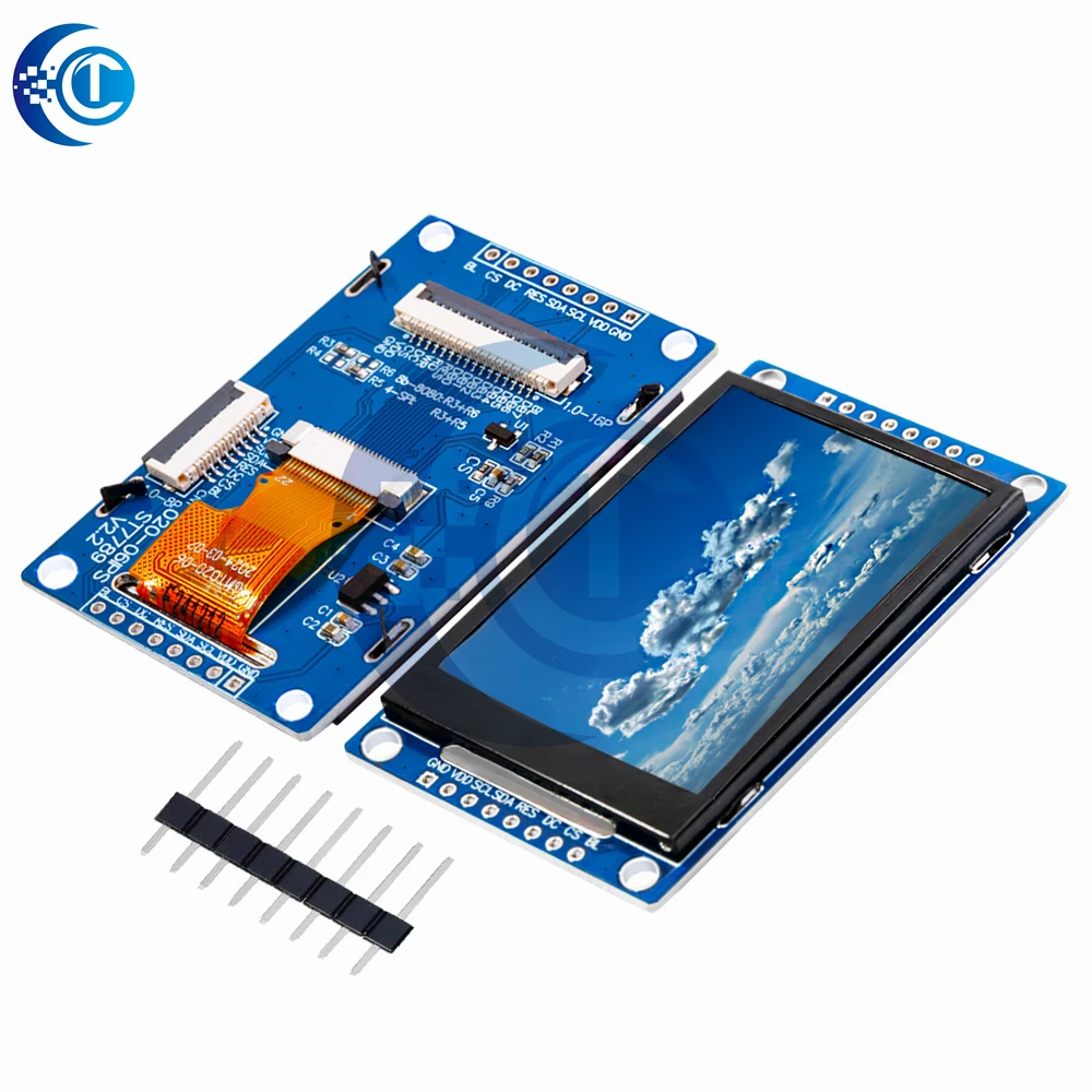 ‌ Modul Layar LCD TFT Penuh Warna 2.0 Inci 240X320 dengan Pengontrol ST7789, SPI/Antarmuka Paralel untuk Arduino