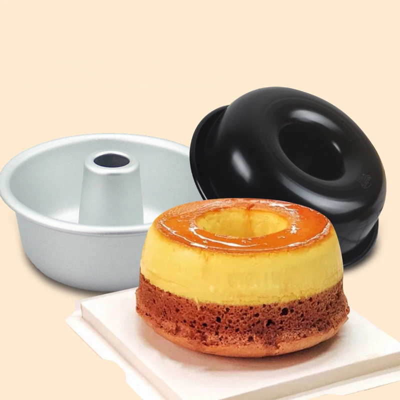 1Pcs Aluminum Ring Baking Mold Cake Mold Hollow Qi Feng Cake Mold Donut Mold Fixed Chimney Mold