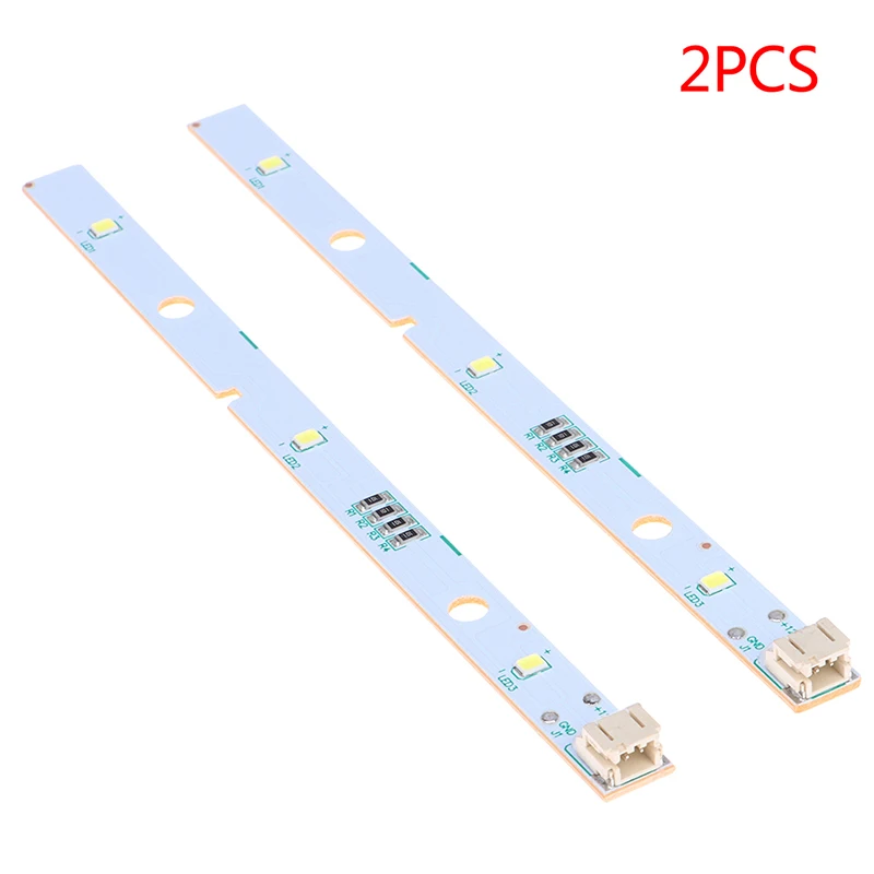 

2PCS Freezer Light Bar LED Strip For RONGSHENG/ HISENSE Refrigerator LED Light E349766 MDDZ-162A 1629348 DC12V 2W