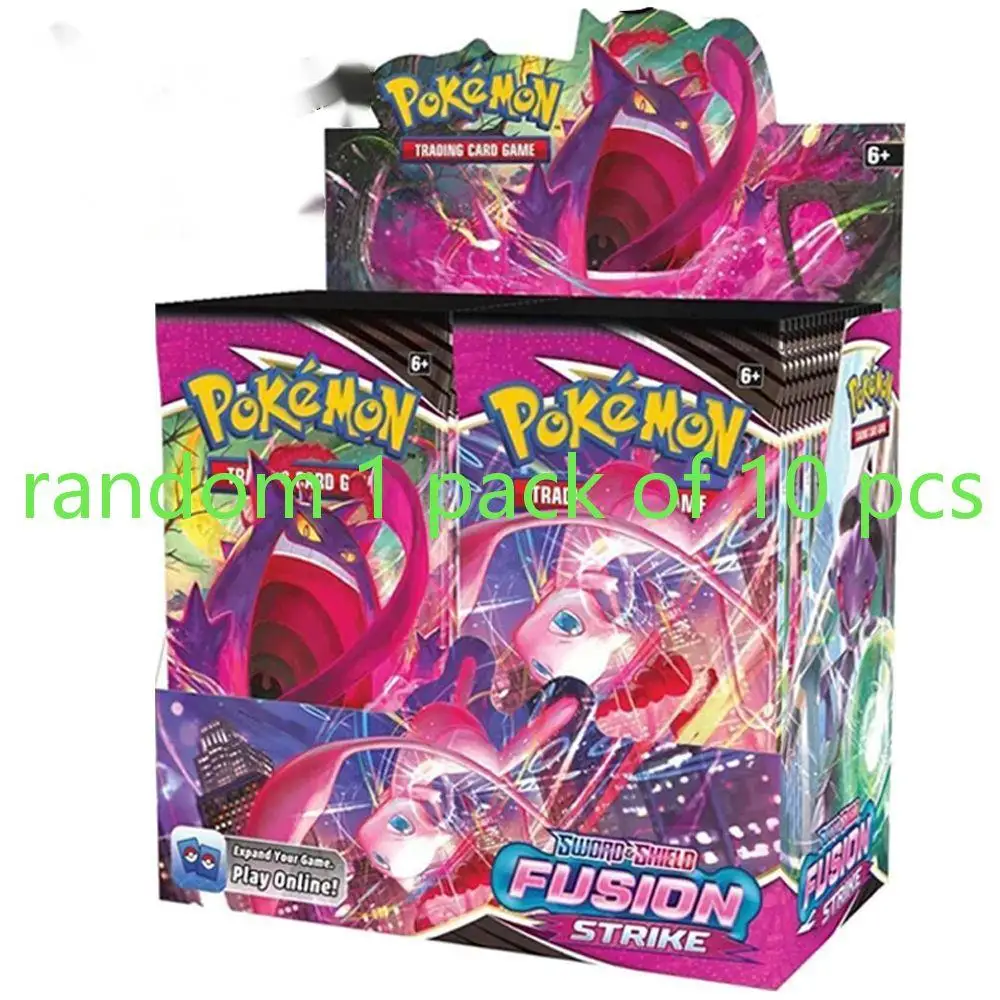 Hot 10pcs Pokemon Cards Box TCG: Sun & Moon Mega Energy Shining Pokemon Card Game Trading Collection Cards Pokemon Cards