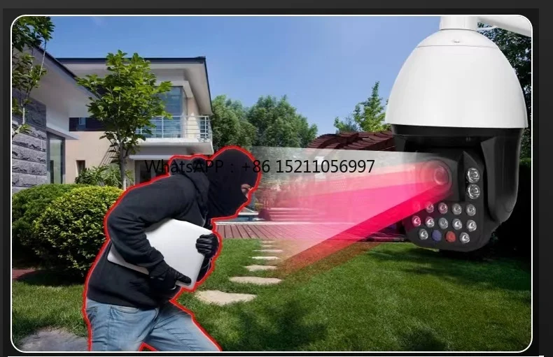 Surveillance CCTV AI Tracking Camera Camera Zoom Auto Focus Outdoor Speed Dome Camera