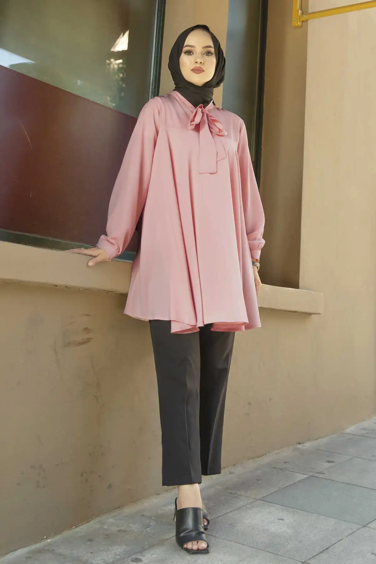 

The Circular with tie Tunic-