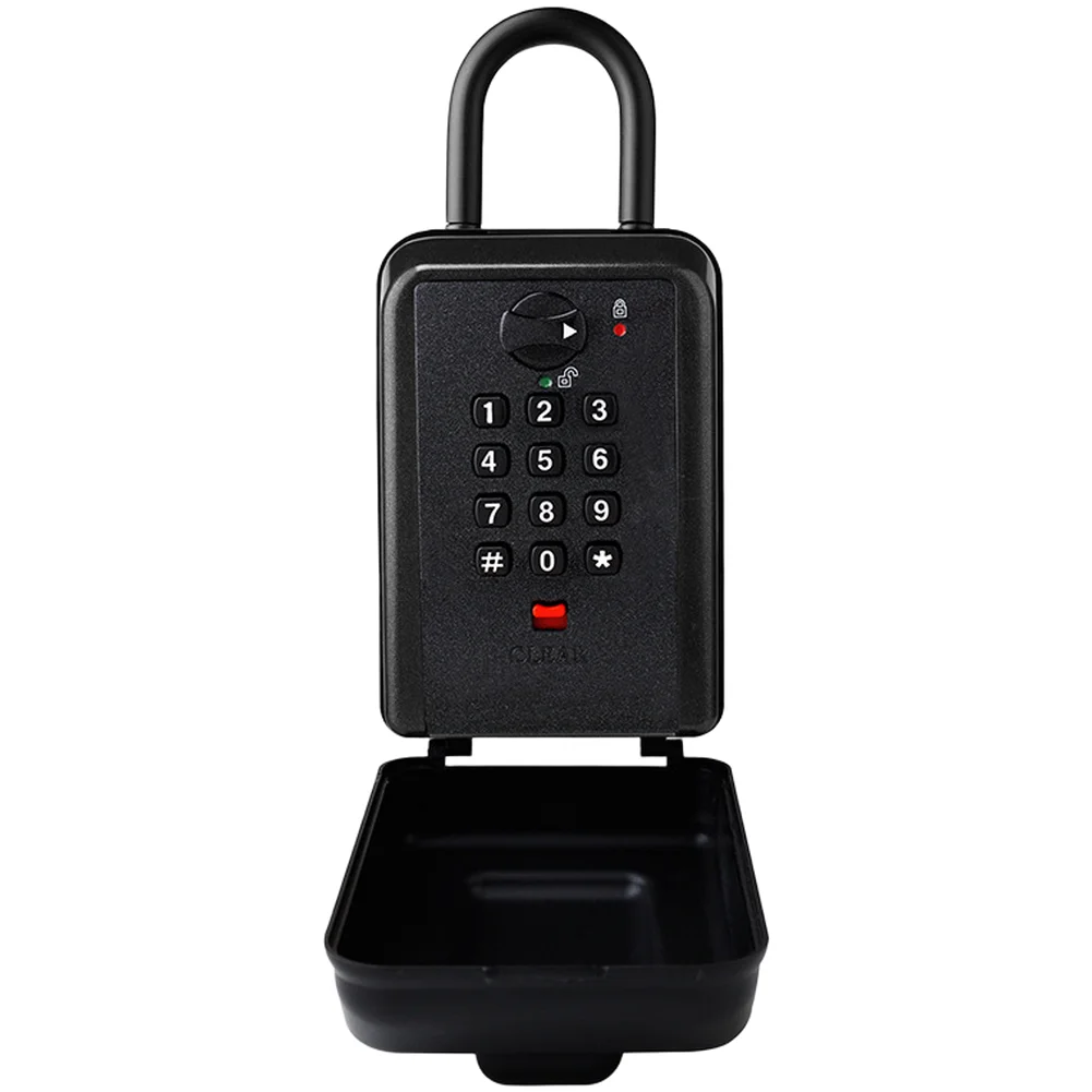 For Home For Entryway Wall Mount Lock Push-Button Key Safe For Real Estate Showings Easy Install Wall Mount Lockbox