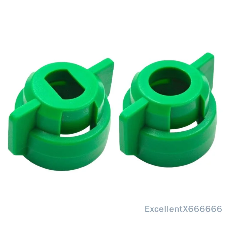 2Pcs Non-toxic Sprayer Nozzle Lock Caps Food Safe Plastic Multi Color for Herb Garden Farm Planting Use