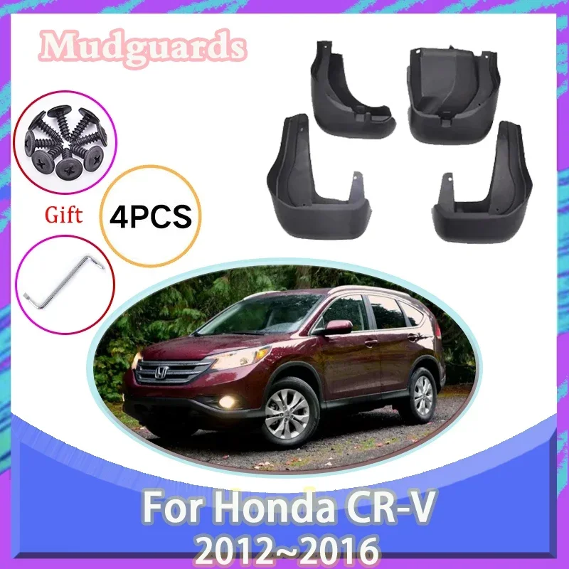 

For Honda CR-V CRV CR V 2012 2013 2014 2015 2016 Front Rear Wheel Car Mud Guard Antifreeze Flap Splash Mudflaps Auto Accessories