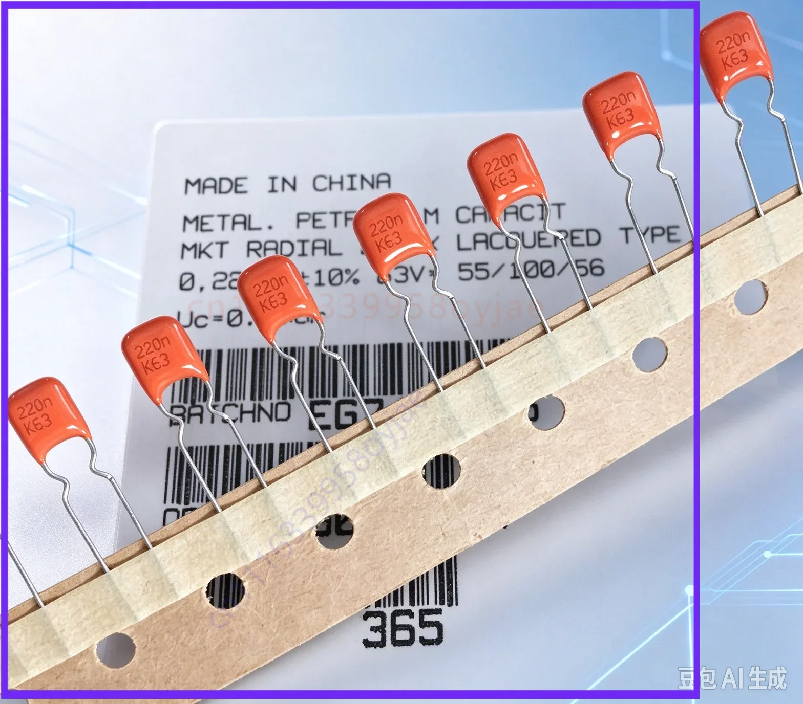 Genuine for PHILIPS MKT 0.22UF 224K 63V 5mm Pitch   200pcs
