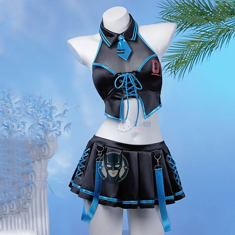 Anime Game Miku Seaxy Suits Cosplay Costume Girl Halloween Carnival Roleplay Uniforms Carnival Set Swimsuit Clothes - view 2