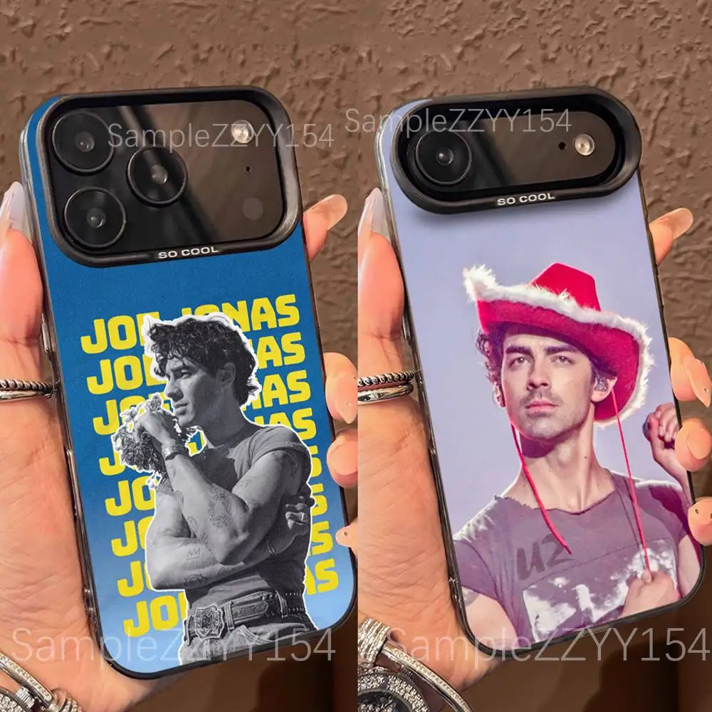

Joe J-Jonas Singer Phone Case For IPhone 15,16,17,13,14,11,12,Pro,Max,Plus,E,Air,Mini Gray Matte Shockproof Back Cover