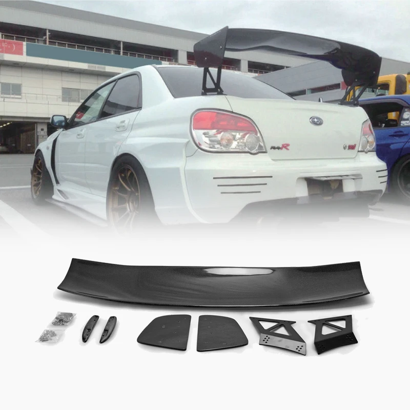 

Для Subaru Impreza GDA GDB GDC VTX GT Racing Wing (ширина 300 мм, высота стойки 220 мм) JDM внешняя деталь кузова