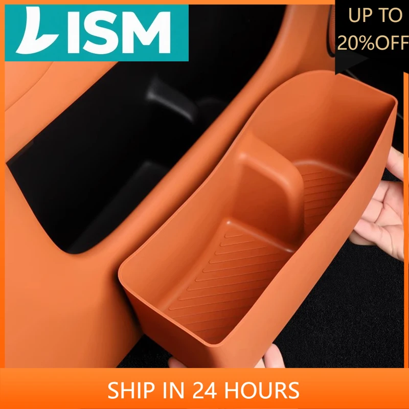 

NEW1 For Li Lixiang L7 L8 L9 2023 2022 Car Styling Door Storage Box Cushion Door Slot Cushion Silicone Storage Box Auto Accessor