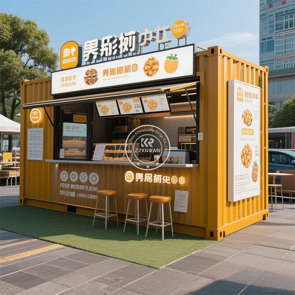 

Concession Snack Coffee Shop Container Bar Store Convenience Coffee Shop Custom Equipment Mini Food Container Kiosk