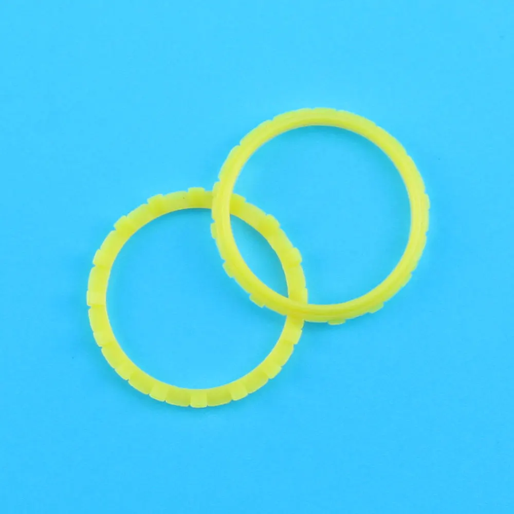 2 buah cincin plastik kualitas tinggi untuk PS5 Controller Gamepad Aksesori cincin stik jempol pengganti