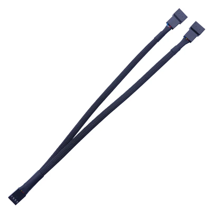 컴퓨터 CPU 케이스용 PWM 스플리터 케이블, 4 핀 PWM 암에서 3/4 핀 PWM 어댑터 케이블, 선풍기 어댑터 전원 케이블, 1PC