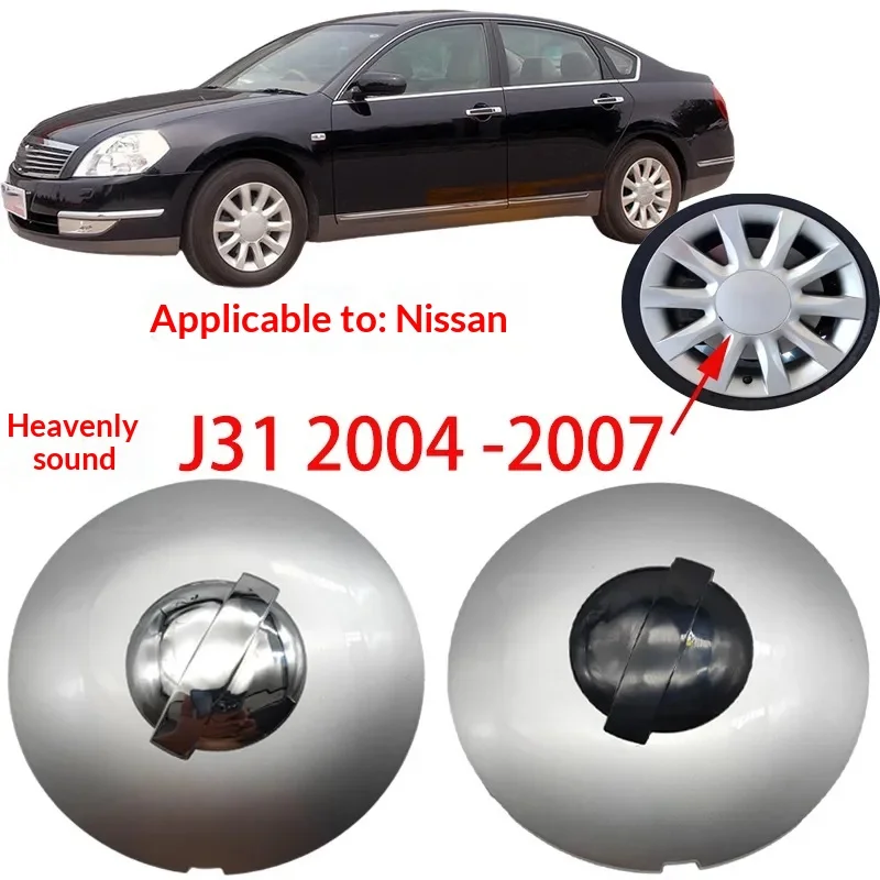 4Pcs Wheel Center Hub Caps Covers For Nissan Teana J31 2004-2007 High Quality Hubcaps Replacement