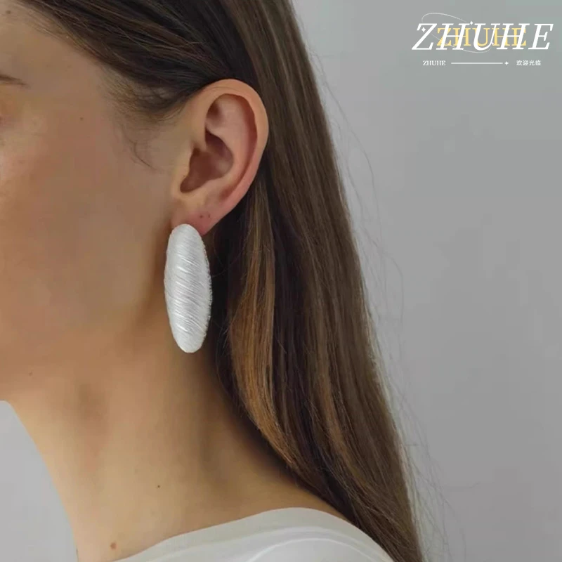 

Bold Textured Oval Earrings – Stylish Jewelry & Accessories for Women & Men, Premium Copper Material, Contemporary Statement De