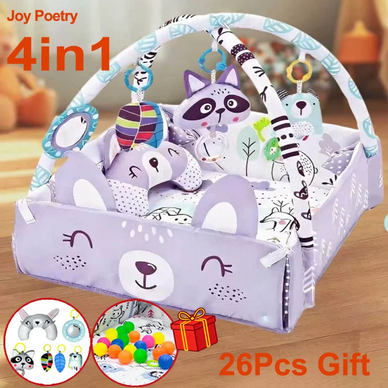 4in1-thick-baby-gym-tummy-time-play-mat-foldable-baby-play-gym-with-mirror-pillow-infant-newborn-kids-educational-toy-activity