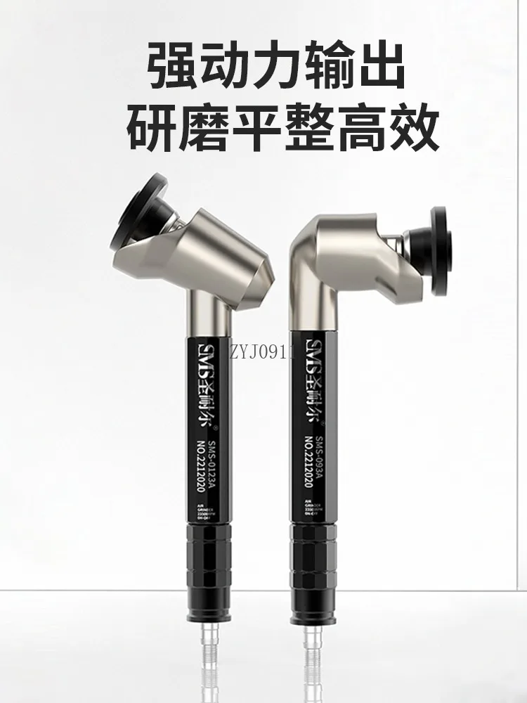 ساندر هوائي قلم طحن الهواء طحن الهواء الصف الصناعي الصغيرة 90/120 درجة الكوع أداة تلميع هوائية